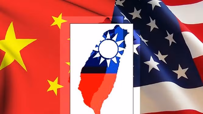 Vấn đề Đài Loan đang là chướng ngại khó vượt qua trong quan hệ Mỹ - Trung (Ảnh: Dwnews).
