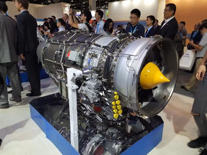 Động cơ do Motor Sich chế tạo được triển lãm tại Bắc Kinh (Ảnh: Dwnews).