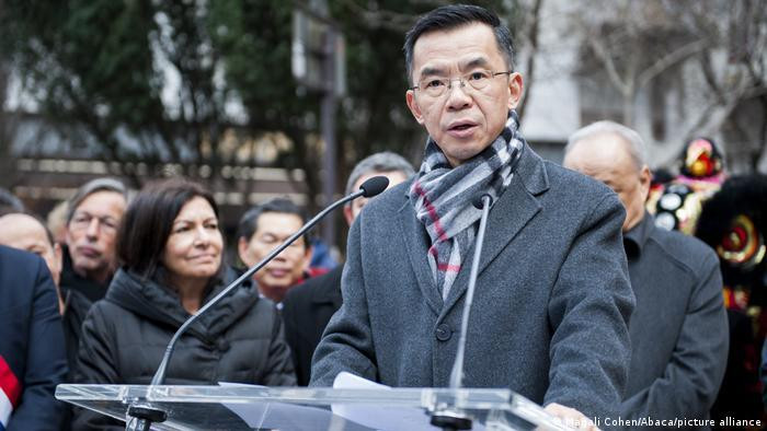 Đại sứ Trung Quốc tại Pháp Lư Sa Dã bị Bộ Ngoại giao Pháp triệu tập hôm 23/3 (Ảnh: Deutsche Welle).