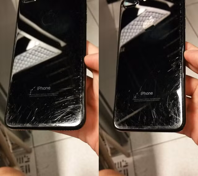 Người dùng chê iPhone 7 Jet Black dễ rơi và xước ảnh 2 Người dùng chê iPhone 7 Jet Black dễ rơi và xước ảnh 2