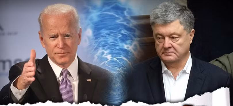 Sự nghiệp chính trị của ông Joe Biden (trái) có thể bị ảnh hưởng do việc Ukraine điều tra vụ án cựu tổng thống Petro Poroshenko (Ảnh: DF).