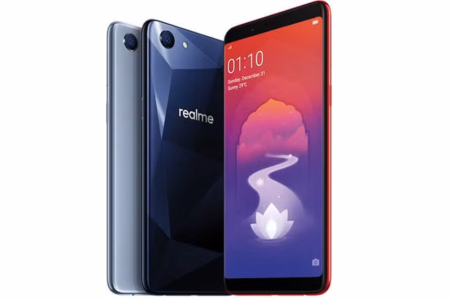 Smartphone Realme mới (ảnh Digital Trends)