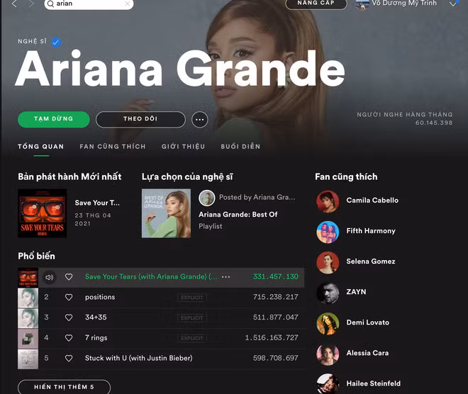 Nữ nghệ sĩ quyền lực nhất thế giới, nắm giữ vị trí số 1 trên cả Instagram, YouTube và Spotify là ai? - Ảnh 6.