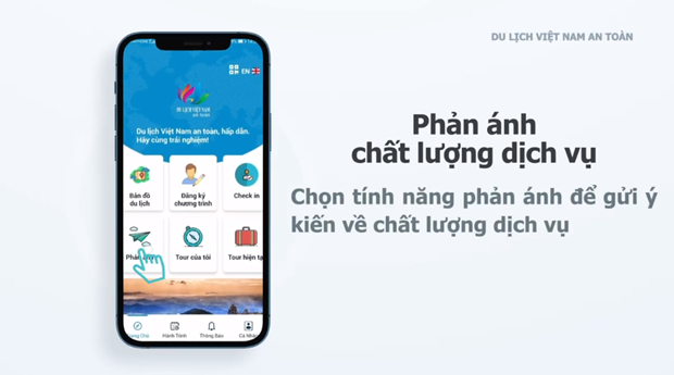 Ứng dụng Du lịch Việt Nam an toàn sẽ là công cụ đồng hành với du khách trong bối cảnh bình thường mới.