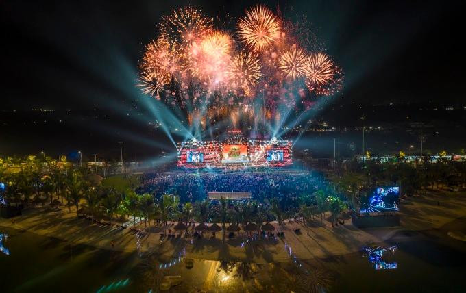 Một sự kiện quy mô lớn từng diễn ra tại Vinhomes Ocean Park 3 – The Crown. Ảnh: Vinhomes