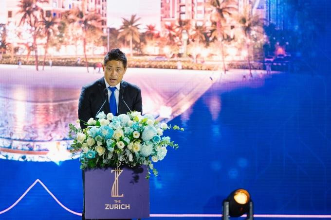 Ông Shinichiro Matsumoto - Chủ tịch Hội đồng thành viên kiêm Tổng giám đốc Mitsubishi Corporation Việt Nam chia sẻ tại Lễ ra quân dự án vào tháng 10. Ảnh: Vinhomes Ông Shinichiro Matsumoto - Chủ tịch Hội đồng thành viên kiêm Tổng giám đốc Mitsubishi Corporation Việt Nam chia sẻ tại Lễ ra quân dự án vào tháng 10. Ảnh: Vinhomes