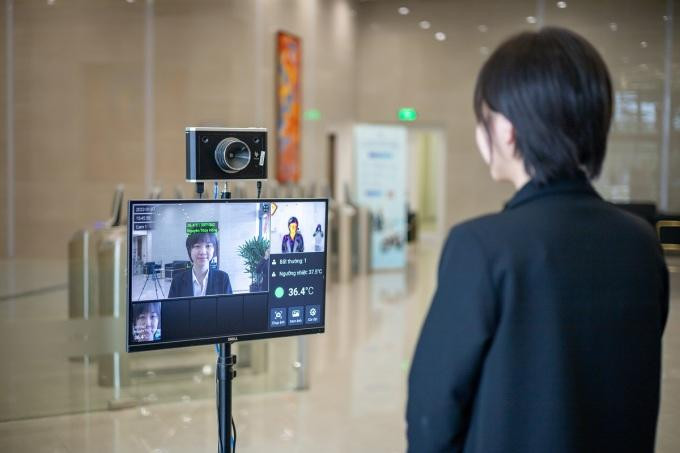 Một trong nhiều bộ camera an ninh được lắp đặt tại khu đô thị Vinhomes. Ảnh: Vinhomes