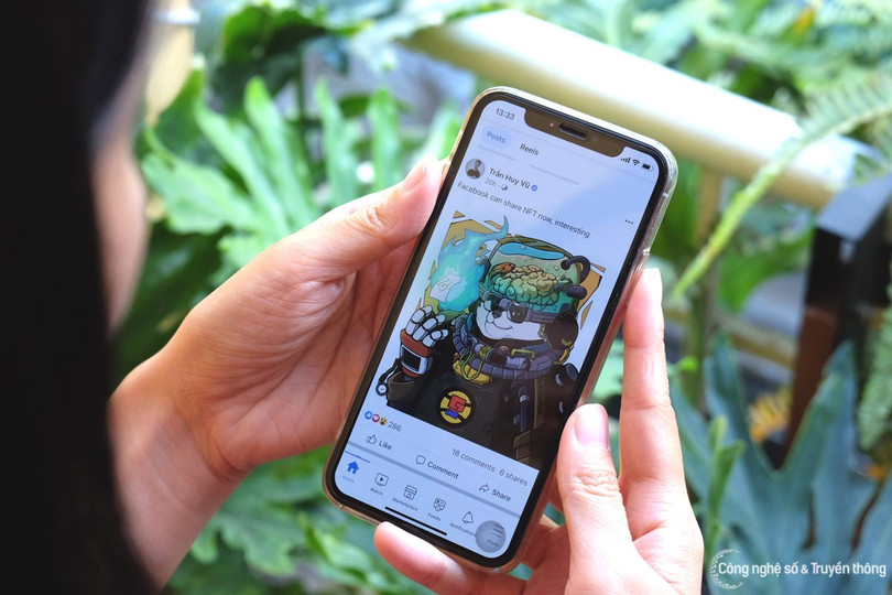 Người dùng Việt đã có thể chia sẻ NFT của mình trên Facebook. Ảnh: Trọng Đạt Người dùng Việt đã có thể chia sẻ NFT của mình trên Facebook. Ảnh: Trọng Đạt