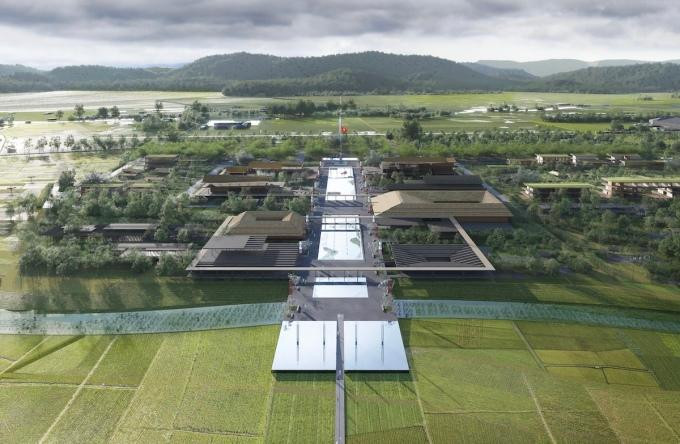 Phối cảnh đồ án "Quy hoạch Bảo tồn, tôn tạo và phát huy giá trị Di tích Quốc gia đặc biệt Khu lưu niệm Chủ tịch Hồ Chí Minh tại Kim Liên, Nam Đàn, Nghệ An" đạt giải Đặc biệt. Ảnh: T&T Group Phối cảnh đồ án "Quy hoạch Bảo tồn, tôn tạo và phát huy giá trị Di tích Quốc gia đặc biệt Khu lưu niệm Chủ tịch Hồ Chí Minh tại Kim Liên, Nam Đàn, Nghệ An" đạt giải Đặc biệt. Ảnh: T&T Group