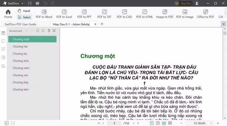 SwifDoo PDF Pro cung cấp nhiều tính năng hữu ích để xử lý file PDF.