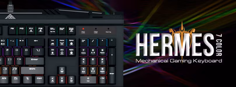 Gamdias Hermes 7 Color: Bàn phím cơ giá tốt cho game thủ