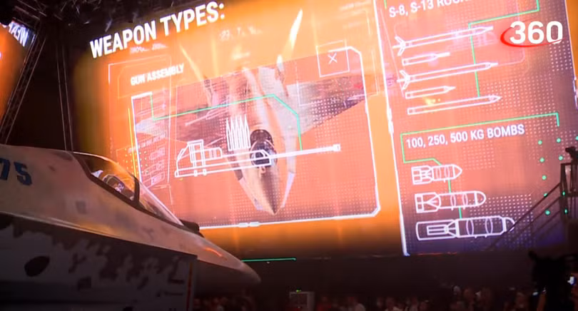 Các loại vũ khí treo bên ngoài của "Checkmate" (Ảnh: Sina).