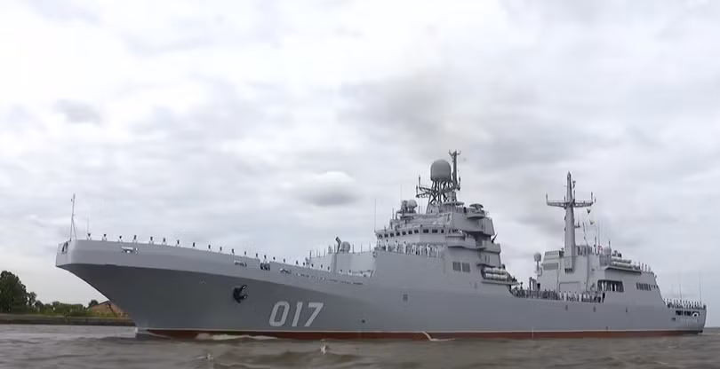 Tàu đổ bộ Type 11711 "Peter Morgunov" (Ảnh: guancha).