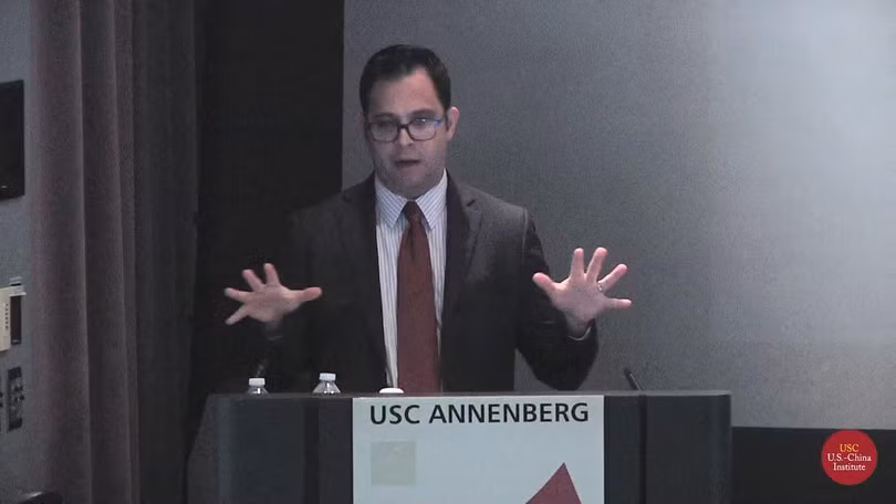 Nhà nghiên cứu cấp cao Derek Grossman của Tập đoàn Rand : Philippines hiện không có ai để dựa, ngoại trừ Mỹ (Ảnh: Rand Co,).