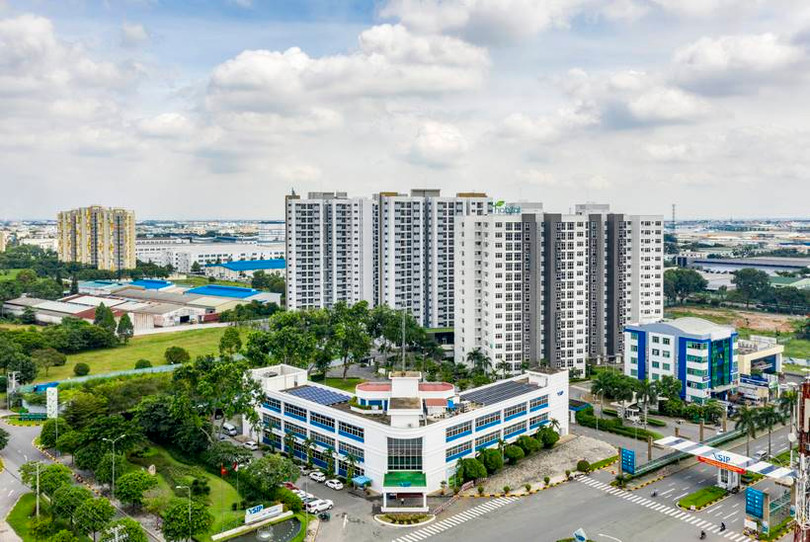 Một dự án căn hộ tại Bình Dương.