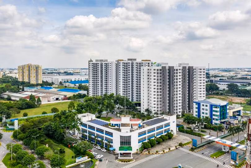 Một dự án căn hộ tại Bình Dương.