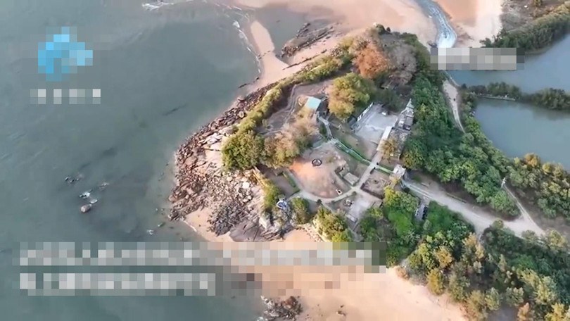 UAV Trung Quốc chụp ảnh đáo Kim Môn (Ảnh: HK01).