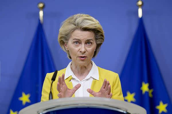 Bà Usura von der Leyen, Chủ tịch Ủy ban châu Âu (Ảnh: Getty).