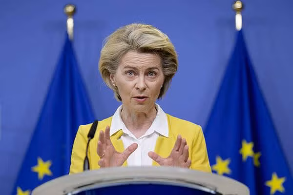 Bà Usura von der Leyen, Chủ tịch Ủy ban châu Âu (Ảnh: Getty).