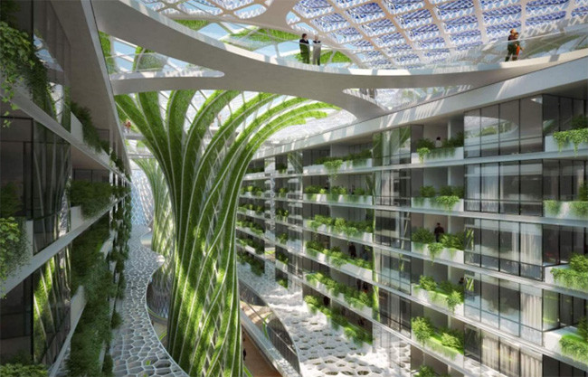 Chiêm ngưỡng tòa nhà tương lai với kiến trúc “mega-tree” hoành tráng ảnh 7