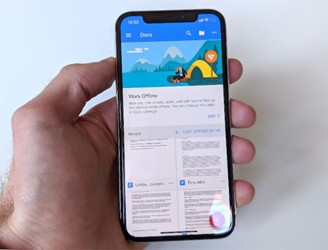 Google bổ sung một số ứng dụng cho iPhone X (ảnh: Business Insider) 