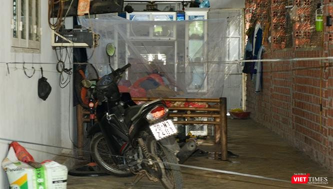 Hiện trường vụ án Trần Văn Đến chém chết hàng xóm vì mâu thuẫn đất đai.