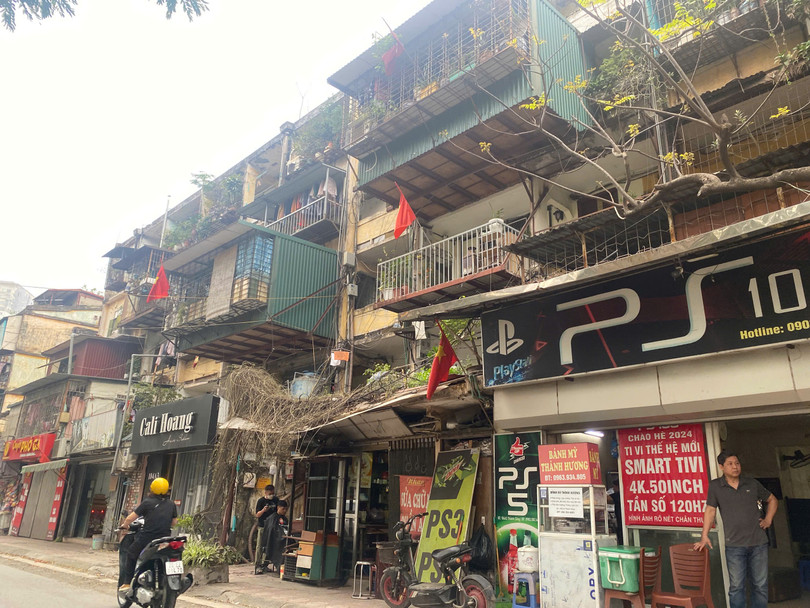 Nhiều căn hộ tập thể nằm tại vị trí đẹp tại Hà Nội có giá tăng vọt hơn 100 triệu đồng/m2.