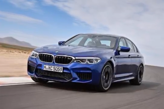 Rò rỉ hình ảnh của BMW M5 2018 Ảnh: bmwblog.com