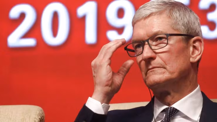 CEO Tim Cook của Apple. Ảnh: CNBC
