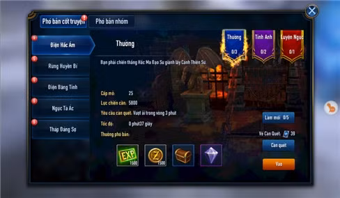 Một số hình ảnh trong game.