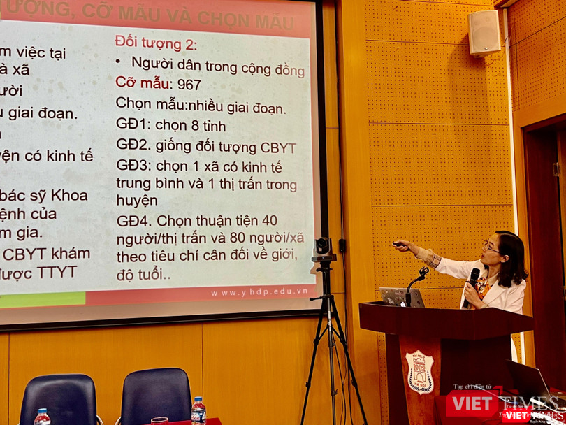 TS. Phạm Bích Diệp (Viện Đào tạo Y học dự phòng và Y tế công cộng) thông tin về kết quả nghiên cứu TS. Phạm Bích Diệp (Viện Đào tạo Y học dự phòng và Y tế công cộng) thông tin về kết quả nghiên cứu