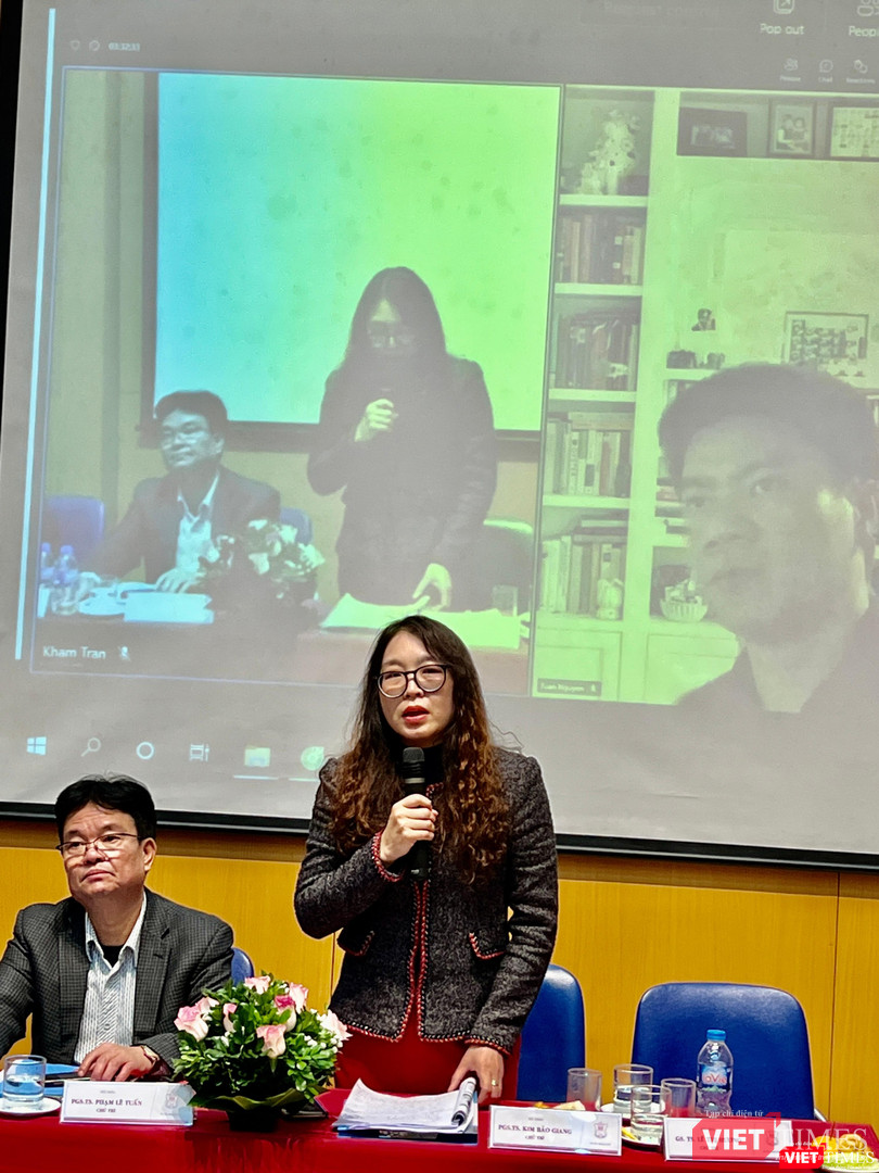 PGS.TS. Kim Bảo Giang - Phó Viện trưởng Viện Đào tạo Y học dự phòng và Y tế công cộng - cho biết sẽ tiếp tục hoàn thiện dự án để phục vụ việc hoạch định chính sách về SSTT PGS.TS. Kim Bảo Giang - Phó Viện trưởng Viện Đào tạo Y học dự phòng và Y tế công cộng - cho biết sẽ tiếp tục hoàn thiện dự án để phục vụ việc hoạch định chính sách về SSTT