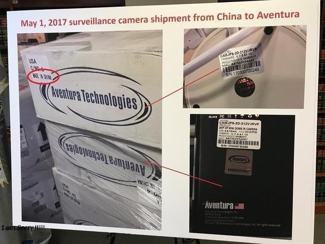 Camera được quảng cáo của Mỹ, nhưng thực ra được nhập từ Trung Quốc (Ảnh: Kknews),