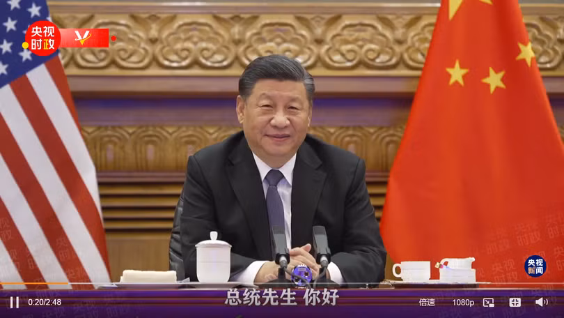 Ông Tập Cận Bình tại cuộc đối thoại (Ảnh: CCTV).