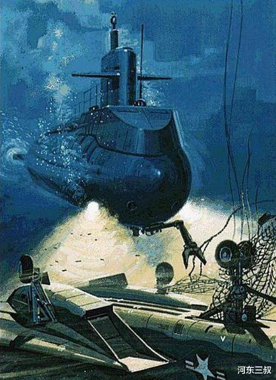 Tàu ngầm NR-1 của Mỹ trục vớt chiếc F-14 Tomcat năm 1974 (Ảnh: Sohu). Tàu ngầm NR-1 của Mỹ trục vớt chiếc F-14 Tomcat năm 1974 (Ảnh: Sohu).