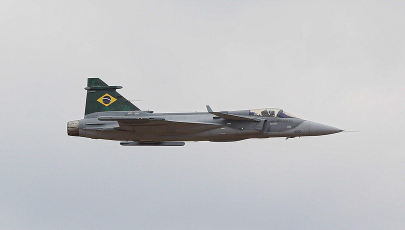 JAS-39 Gripen của Không quân Brazil (Ảnh: Saab).