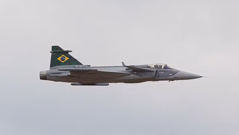 JAS-39 Gripen của Không quân Brazil (Ảnh: Saab).