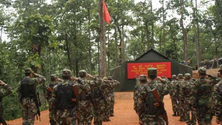 Một đơn vị quân nổi dậy PLAM chống chính phủ Ấn Độ (Ảnh: nort-east-news).