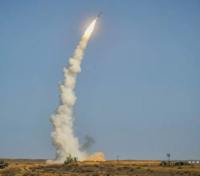 Hệ thống S-500 khai hỏa (Ảnh: Sohu).