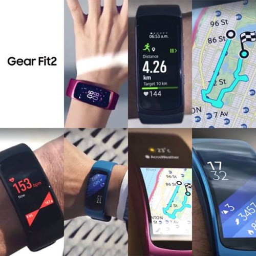 Hình ảnh được cho là ảnh thực tế của chiếc Samsung Gear Fit 2.