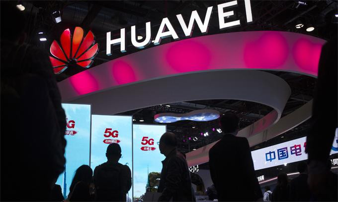 Một gian trưng bày của Huawei tại Trung Quốc năm 2019. Ảnh: AP. Một gian trưng bày của Huawei tại Trung Quốc năm 2019. Ảnh: AP.