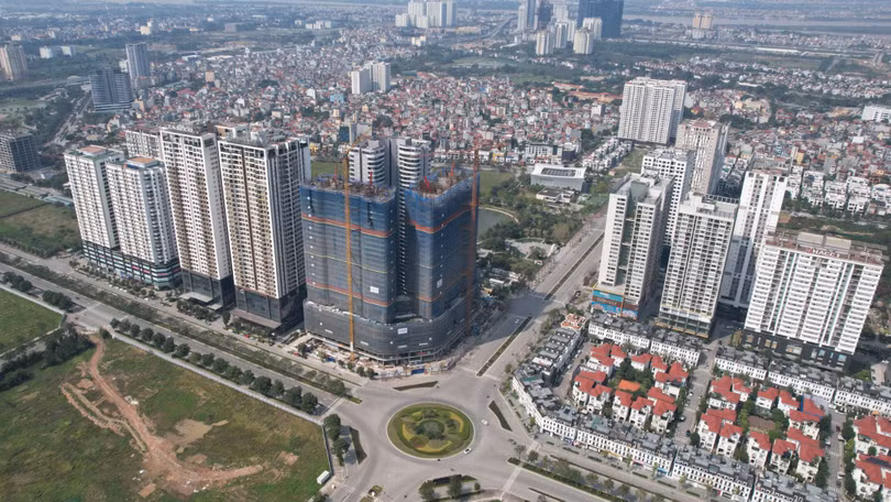 Một góc dự án Ngoại Giao Đoàn tại Hà Nội. Ảnh: Hoàng Hùng