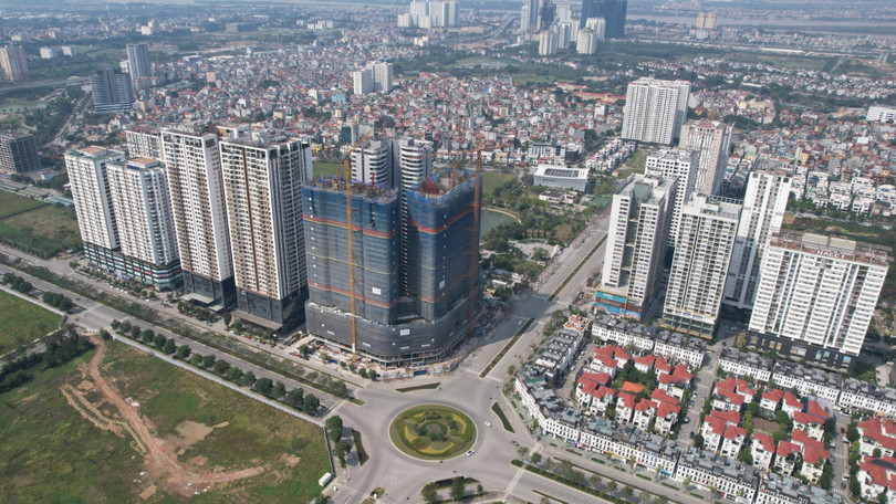 Một góc dự án Ngoại Giao Đoàn tại Hà Nội. Ảnh: Hoàng Hùng