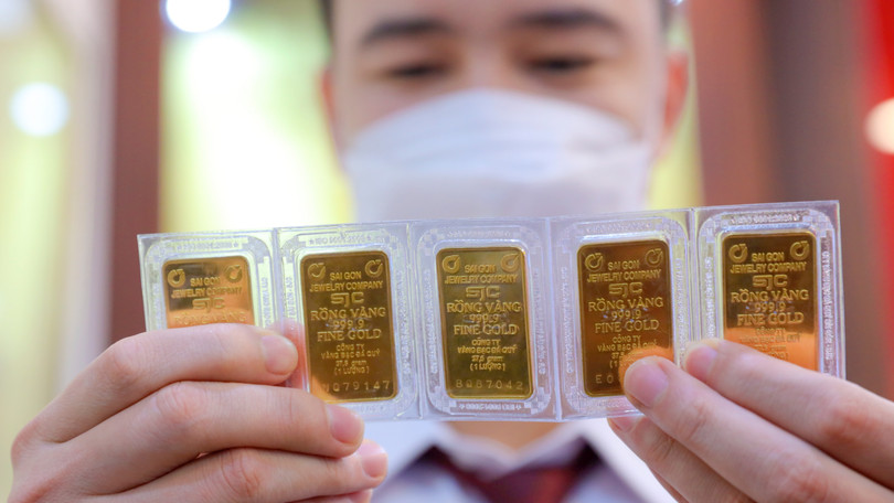 ACB là nhà băng đầu tiên công bố ra mắt thương hiệu vàng miếng riêng. Ảnh: BA