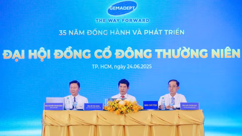 Đại hội đồng cổ đông thường niên năm 2025 của Gemadept. Ảnh: HL 