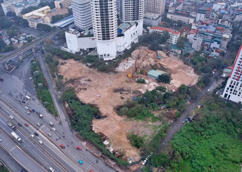 Dự án Constrexim Complex tái khởi động từ đầu năm nay. Ảnh: Hải Thu 