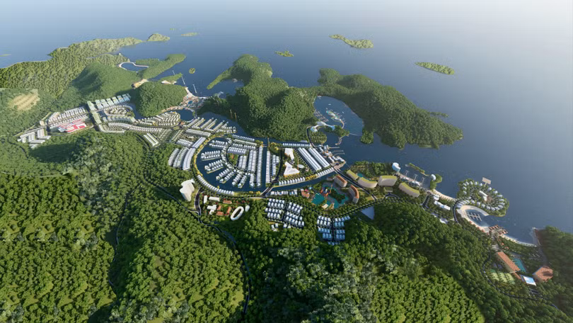 Phối cảnh dự án Cát Bà Amatina. Ảnh: Vinaconex 