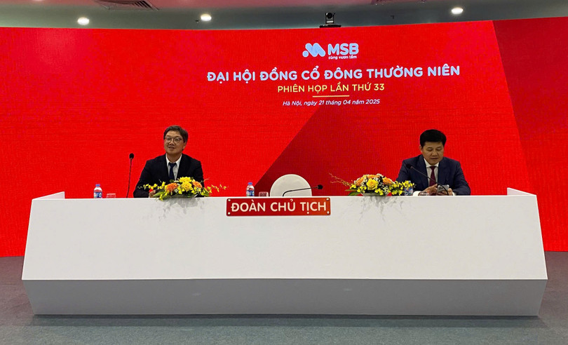 Đại hội đồng cổ đông thường niên năm 2025 của MSB. Ảnh: NM 