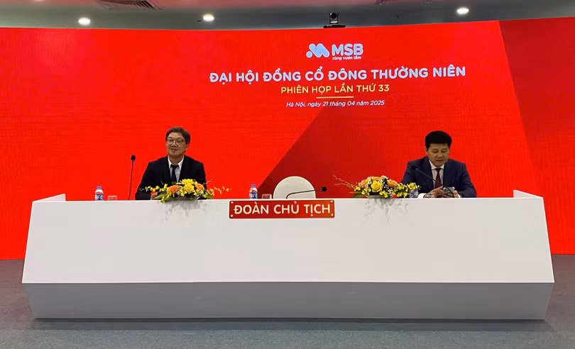 Đại hội đồng cổ đông thường niên năm 2025 của MSB. Ảnh: NM 