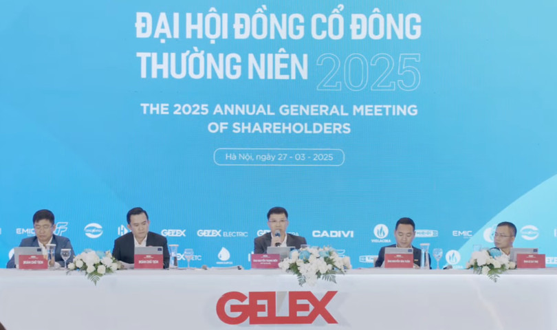 Đại hội cổ đông thường niên năm 2025 của Gelex. Ảnh: Hải Thu 